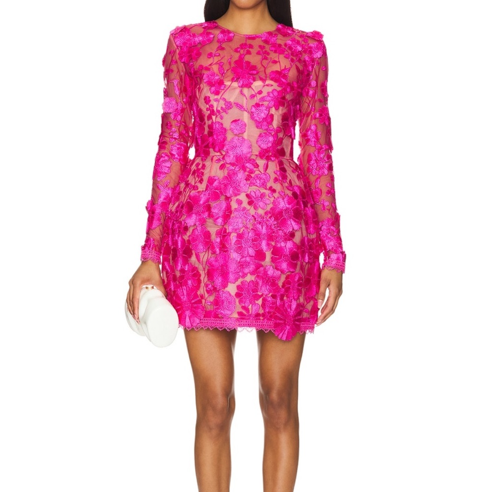 NWT Bronx and Banco Maraya Bouquet pink minidress